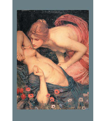 « the réveiling of adonis » par john william waterhouse, reproduction d’art