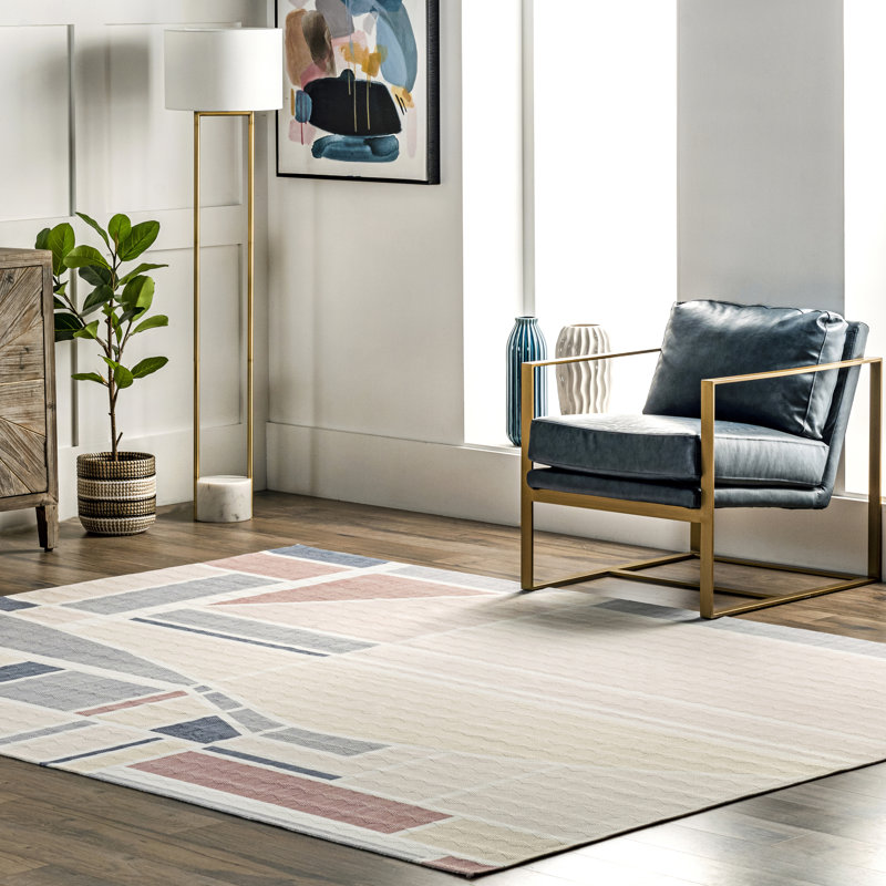 Tapis lavable à la machine Dannie SpinClean, Rectangle 4 pi x 6 pi