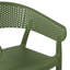 Fauteuil de salle à manger d'extérieur H 29 po Delron-1126938659