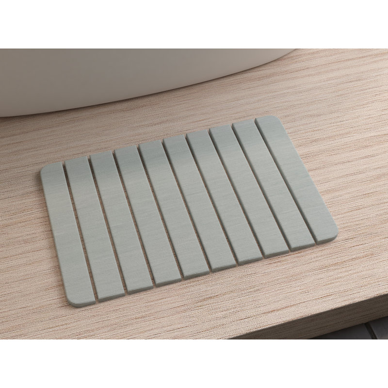 Aadhithya Diatomaceous Earth Bath Mat, Green