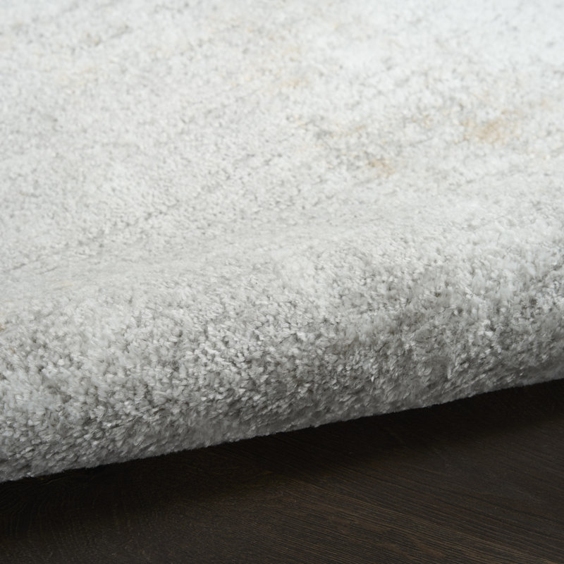 Lafever 5'3" x 7' Grey Modern Indoor Rug, Rectangle 5'3" x 7'