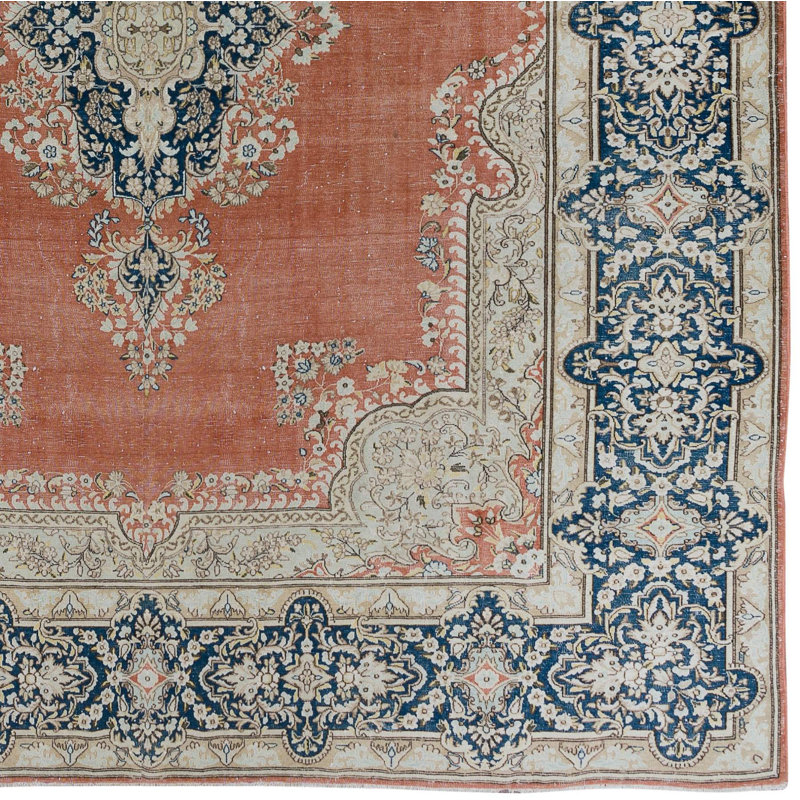 Tapis turc des années 40 Tapis oriental fin Fine