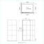 Ensemble de douche rectangulaire à coin pivotant L 48 po x l 36 po x H 77,5 po Tava-121487410