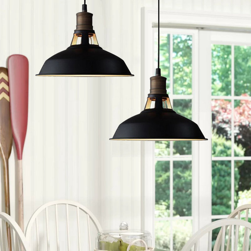 Luminaire suspendu conique unique à 3 lumières Reina