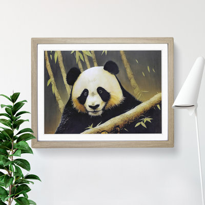 Sparkling Panda - Framed Print