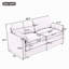 68.1" Cozy Upholstered Loveseat Sofa Oversized Comfy Comfy Cloud Sofa Double Cushion Loveseat Sofa Plush Cushion Sofa Couch For Living Room