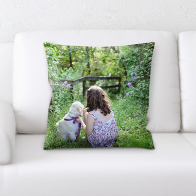 Microsuede Throw Pillow