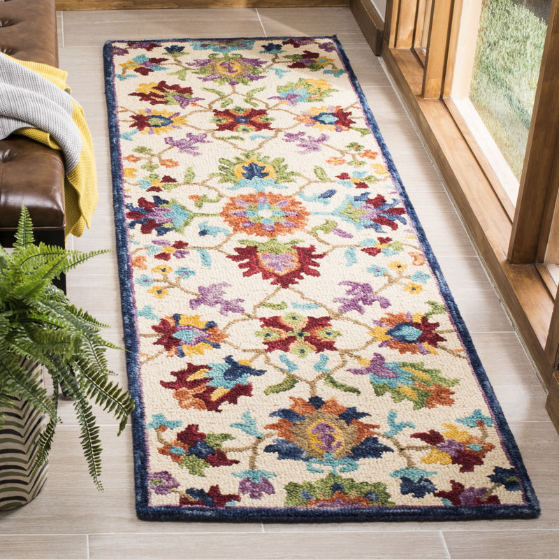 Physter Hand Tufted Wool Oriental Rug, Runner 2'3" x 11'