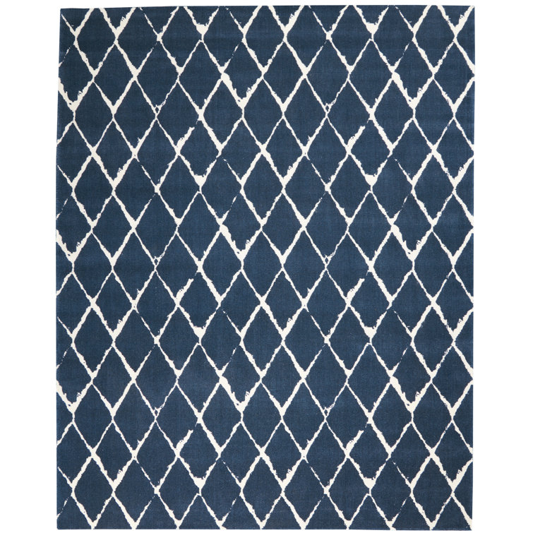 Auton Viscose Geometric Indoor Rug