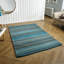 Abderdeen Striped Wool Hand Woven Area Rug-31692213