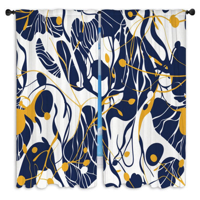 Paire de rideaux obscurcissant en polyester Rockey