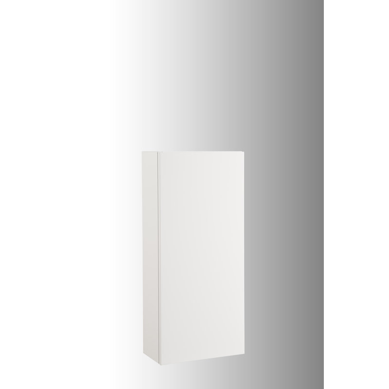 Tuvalu Solid Wood Bathroom Cabinet, White Matt Lacquered