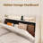 Floating Bed Frame with Storage Headboard, LED Bed Frame with Charging Station-1834714933-1834714934