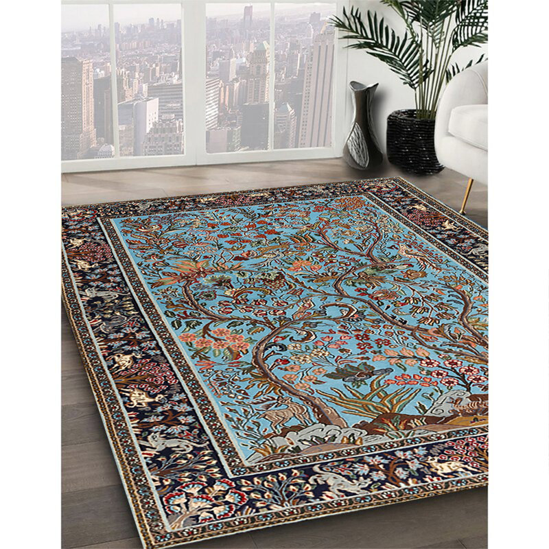 Cevilla Floral Indoor Rug, Square 3'
