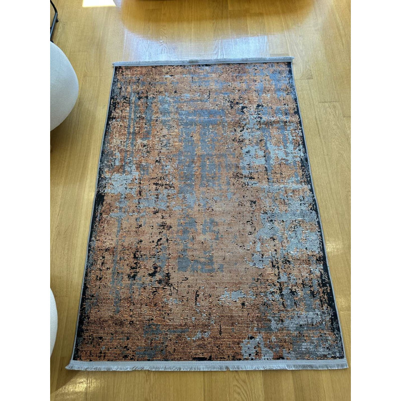 Tapis Nashayla avec envers antidérapant, Rectangle 5 pi 3 po x 11 pi 6 po