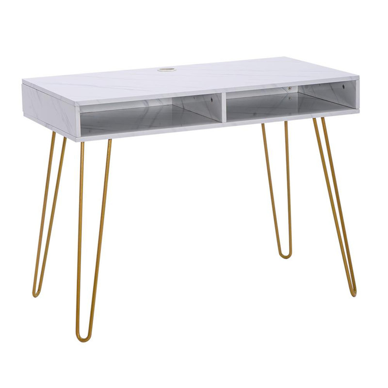 Metal Base Writing Desk