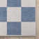 Tapis carré bleu Kehr