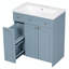 Meuble-lavabo simple 30 po avec plateau Ardean-1146338409