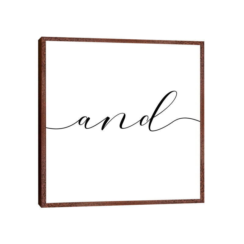 You And Me II by Nouveau Prints - Print on Canvas, 66.04cm H x 66.04cm W x 3.81cm D, Classic Wood Framed Canvas