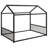 Sturdy Metal House Frame Bed: Montessori-Inspired Low-Profile Sleeper With Safety Rails For Independence-547780269