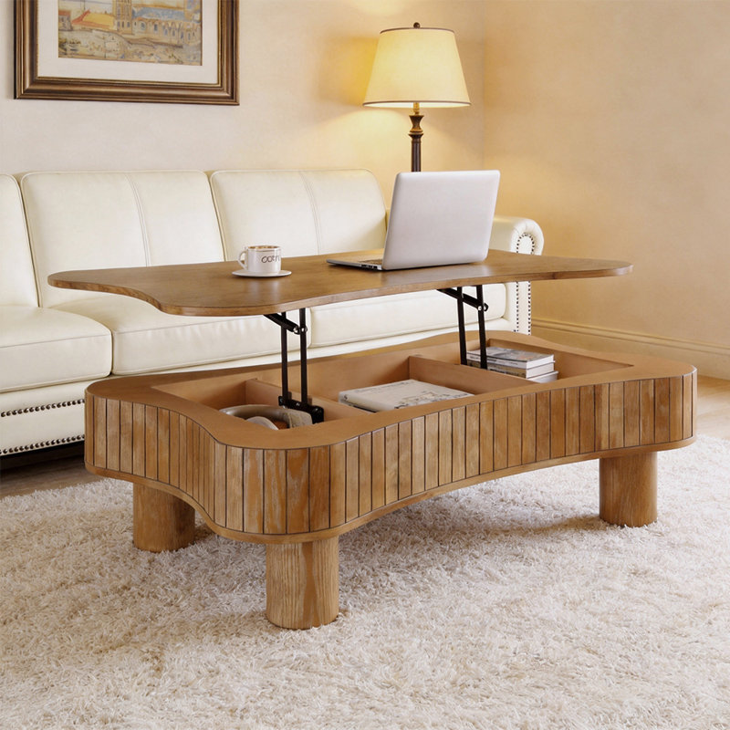 Lift Top Coffee Table For Living Room 42" , Brown