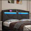 Lit de rangement élégant avec lumières DEL et ports de charge, parfait pour une chambre à coucher moderne