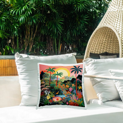 Coussin intérieur/extérieur Floral