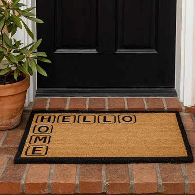 Paillasson Hello Home Coir 30 po x 18 po