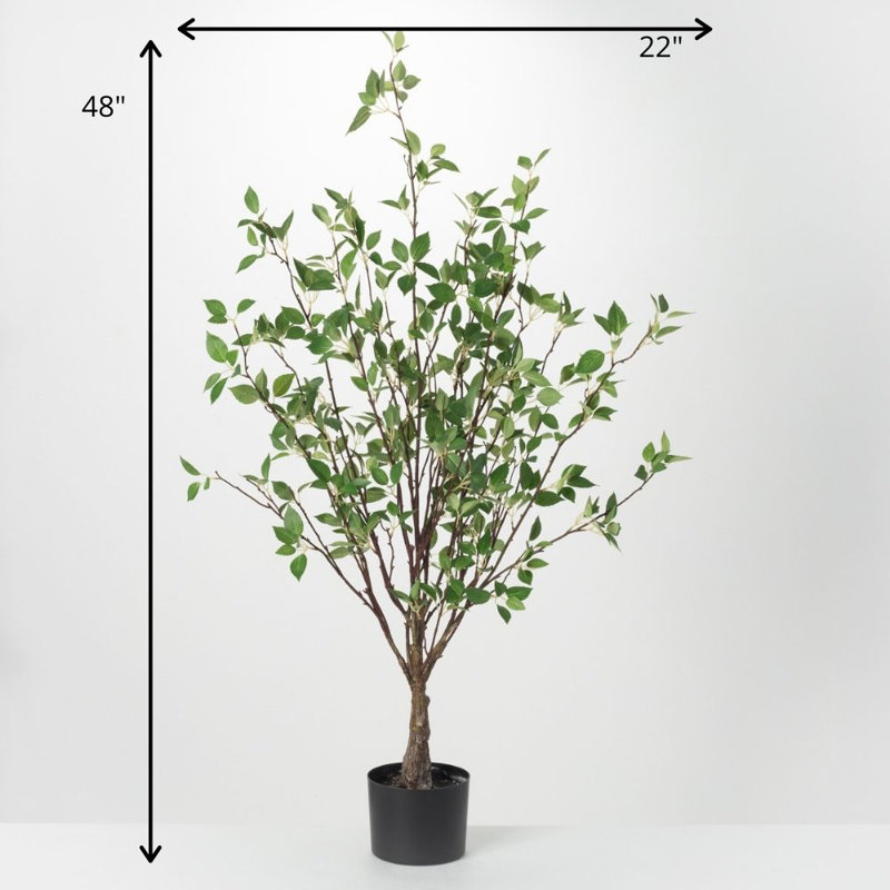 Guisborough 48 " H Faux Tree in Plastic Pot
