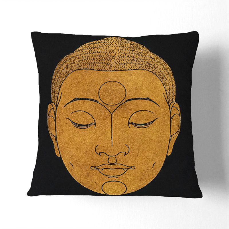 Square Cushion, Black, 40cm H x 40cm W x 15cm D