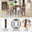 4 - Person Dining Set with Drop Leaf-1370236004