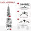 Arbre de Noël artificiel enneigé