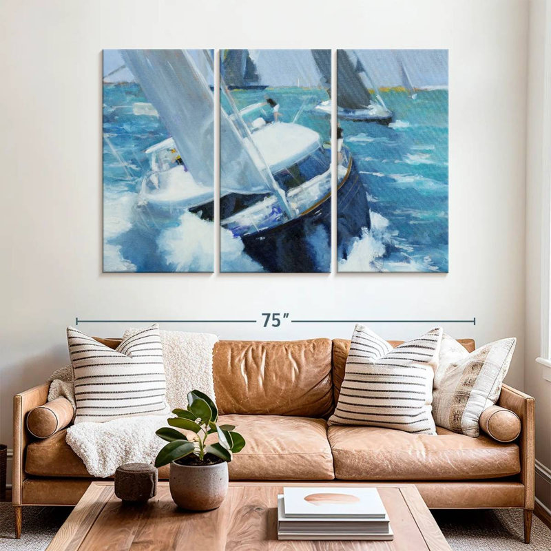 Mehar White Water, 42" H x 65" W