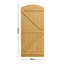 Livingandhome Semi Braced Arch Top Strong Wooden Garden Gate