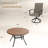 4-Person Outdoor Patio Dining Set With Swivel Chairs-847210068