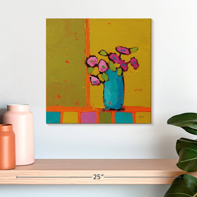 Harnek Turquoise Vase, 16" H x 16" W