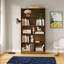 Bibliothèque en bois, bibliothèque de 72 po de hauteur avec tablettes de rangement ouvertes à 6 niveaux-1253391860