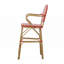 Ensemble de 2 tabourets de bar d'extérieur en osier et aluminium 29,5 po-827473250