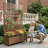 Eurel Metal Planter Box with Wheels-1151878042-1169918032