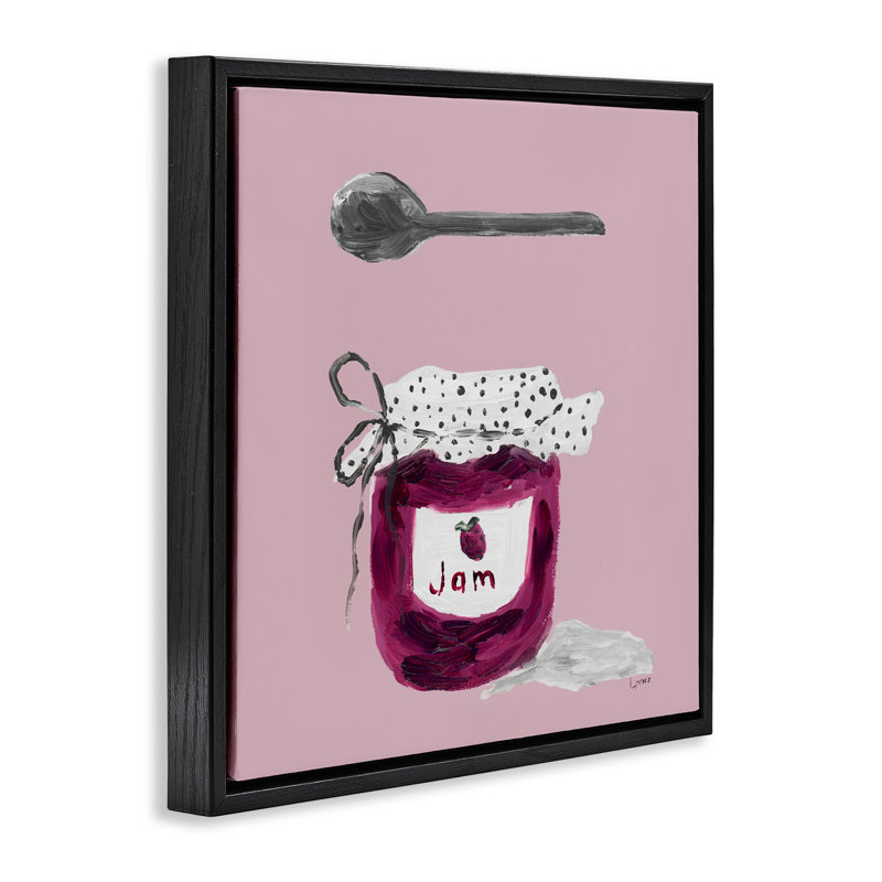 Cadre flottant Jam Jar, Cadre flottant noir de jais, H 18 po x l 18 po