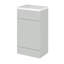 Fusion Fitted Furniture - 50.5cm Toilet Unit-127113743-139183525