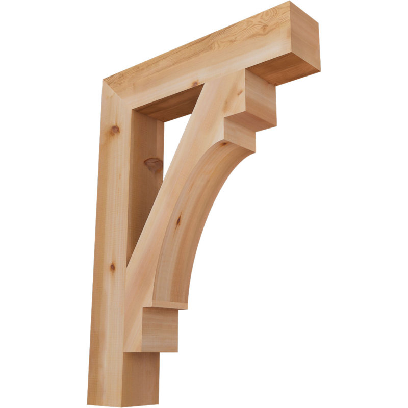 Support Merced Block, Cèdre rouge de l'Ouest (lisse), H 42 po x l 6 po x P 30 po