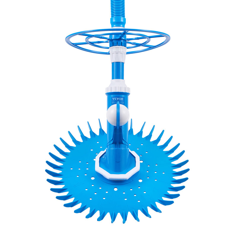 Aspirateur de piscine d'aspiration, aspirateur de piscine automatique, aspirateur de piscine automatique côté aspiration, aspirateur de piscine à aspiration avec 12 tuyaux, pour piscine creusée et hors-terre jusqu'à 20 x 35 pi