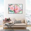 «Pretty Spring Abstract Flowers Modern Pink», cadre photo-73267053-73267045