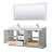 Avery 72'' Double Bathroom Vanity with Marble Top-51712093-51978324-51712096