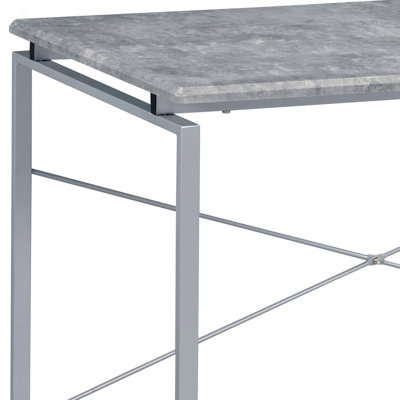 Bureau d'écriture avec base en métal