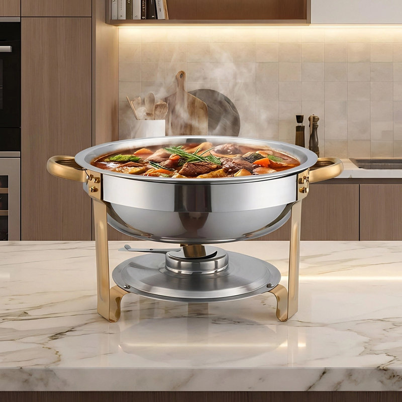 Living And Home 4.5L Stainless Steel Pot Set
