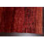 Tapis décoratif en laine rouge marocain de conception unique 6 pi 5 po x 9 pi 6 po noué à la main New Age