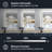 Hyosvany Matte Black Matel Framed LED Vanity Mirror with Front-lit and Back-lit, Memory Function, 3 Color Temperatures, Dimmable Light & Anti-fog Tempered Glass Mirror-278994668