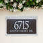 Trajan Engraved 2-Line Address Sign-78874969-78874972